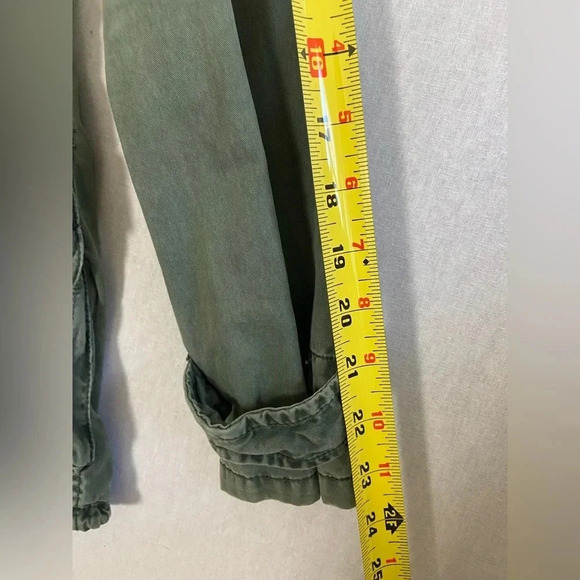 Talula  Aritzia Trooper Anorak Army Cargo lightweight hooded jacket Sz Xs - Picture 13 of 14